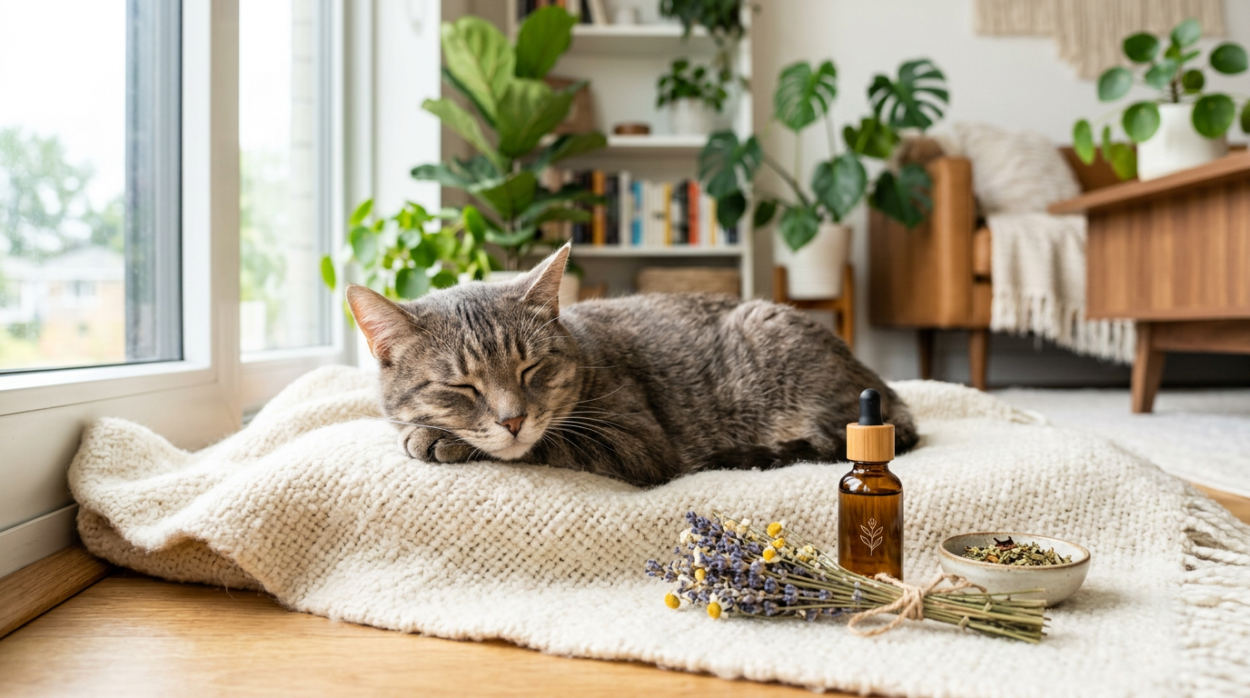 Best natural remedies for cat anxiety – calming without medication