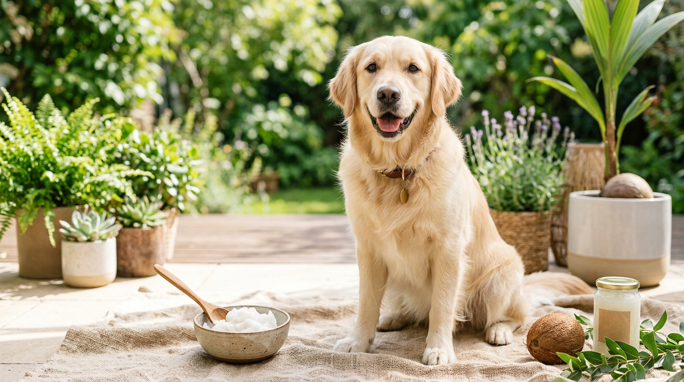 Coconut oil for dogs – benefits, risks, and dosage