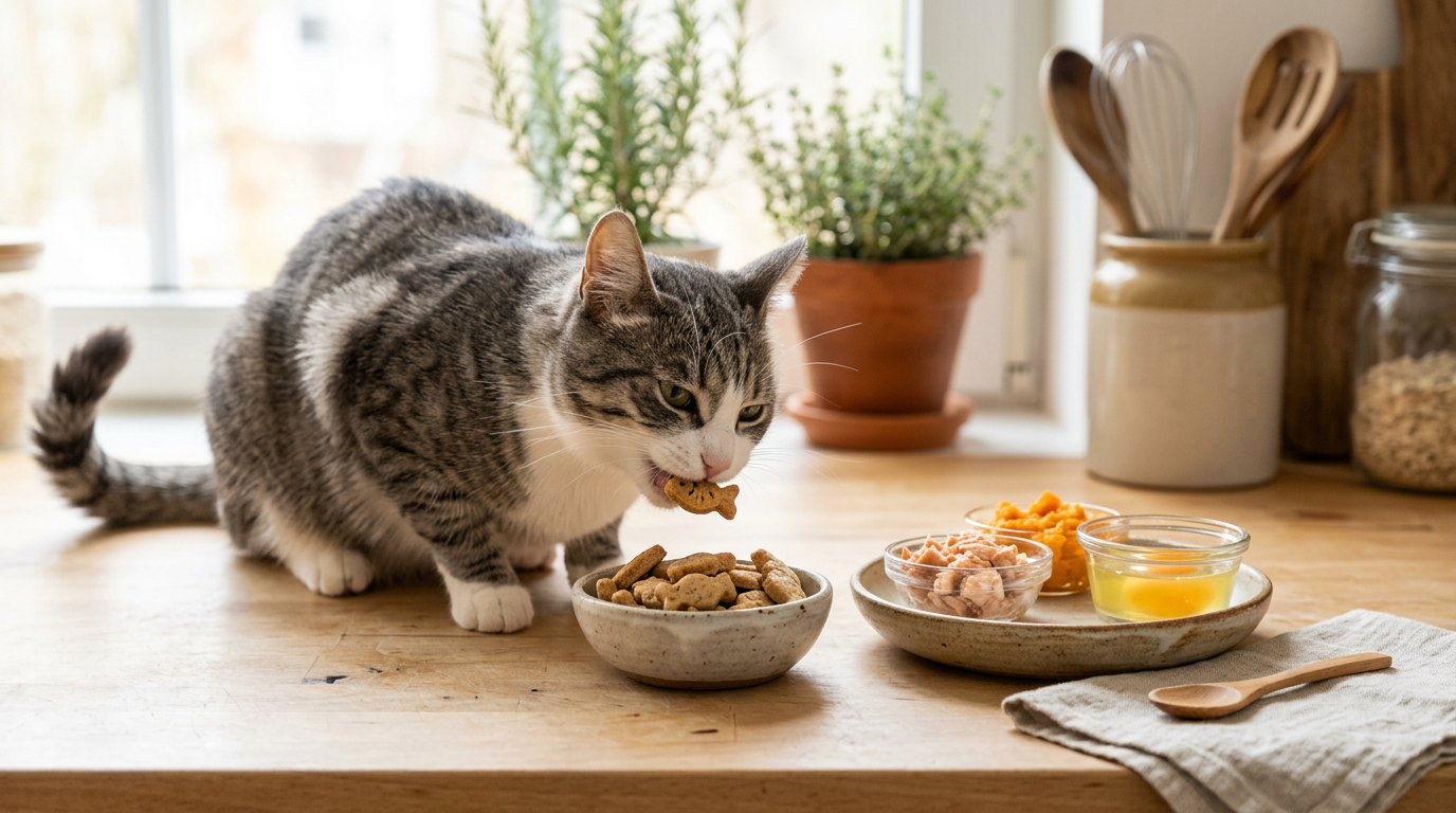 Homemade cat treats – 3-ingredient grain-free recipes