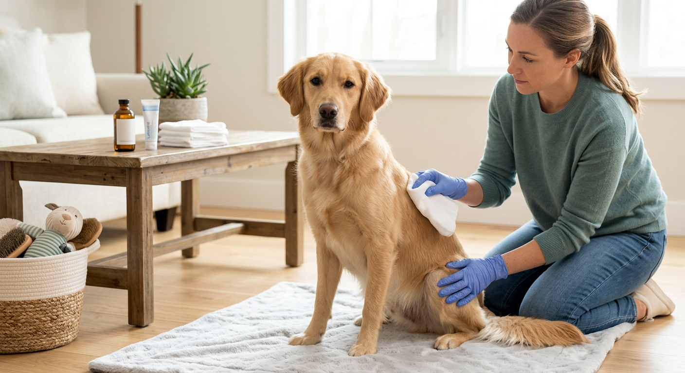 How to express dog anal glands at home safely