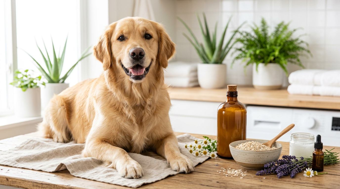 How to make dog shampoo at home (sensitive skin formula)
