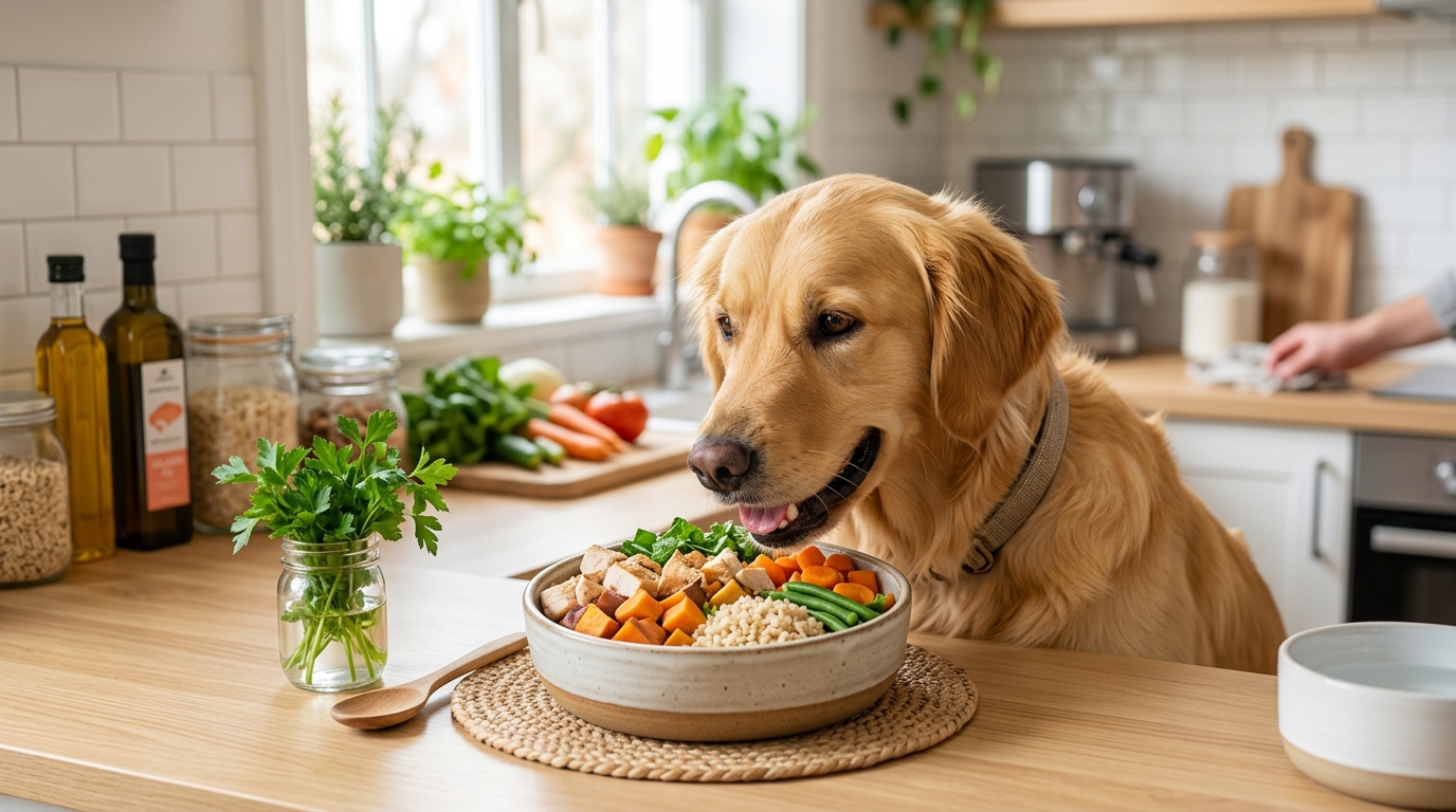 How to transition your dog to homemade food safely