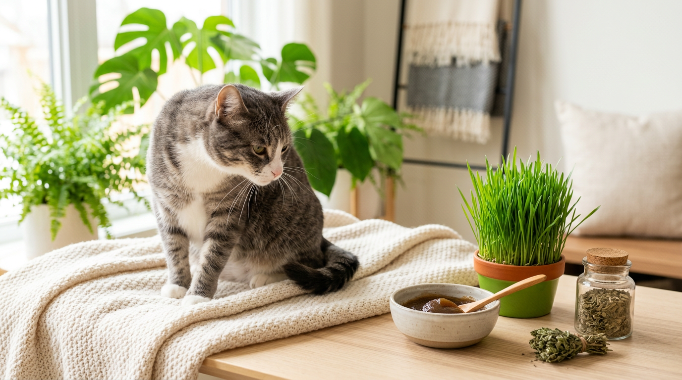 Natural remedies for cat hairballs